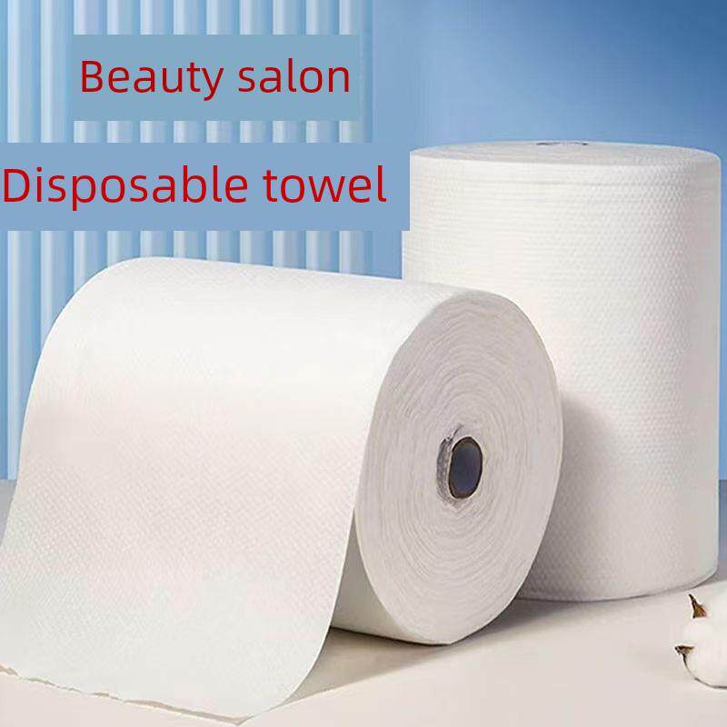 卷筒点断一次性毛巾美容美发专用加厚珍珠棉吸水包头巾洗头擦头巾