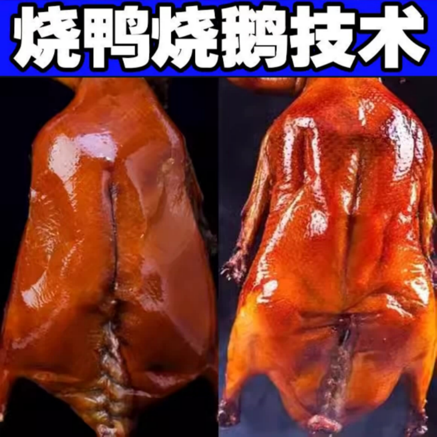 烧鸭烧鹅技术培训教程0270美食制作商用烤鸭腌料配方资料烹饪全套