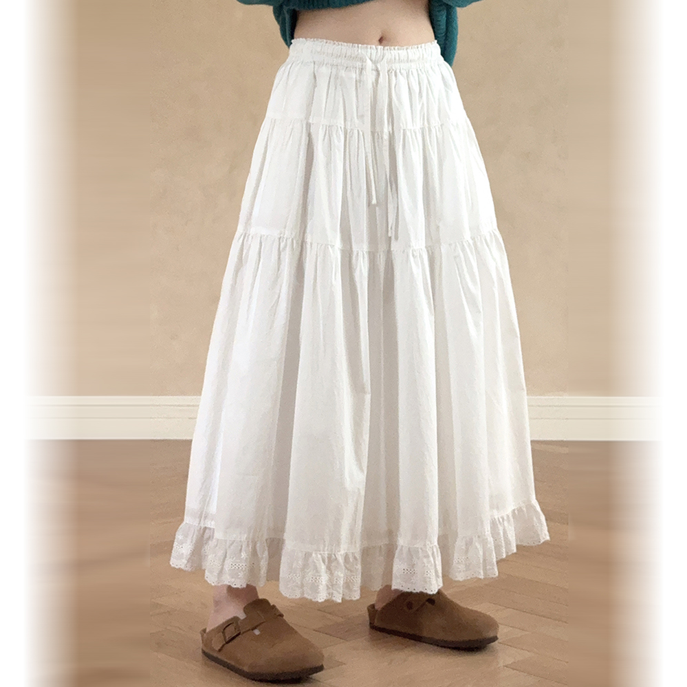 *处理价 复古蕾丝 叠穿内搭 衬裙 蛋糕裙长裙