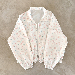 波点熊兔 可爱日系 宽松 薄外套 防晒冲锋衣