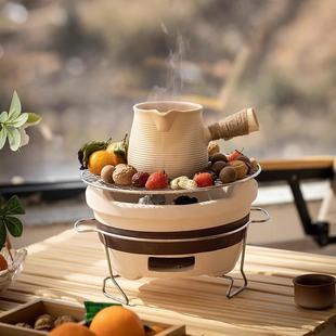 小碳火炭炉全套 围炉煮茶罐罐壶家用室内古法煮茶器煮茶炉茶壶套装
