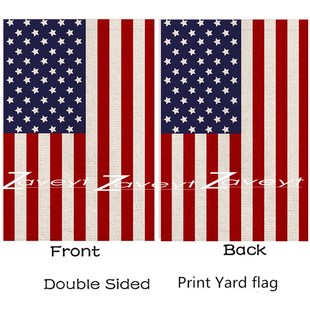 Garden Patriotic Stars decorat flag Day 极速Independence USA