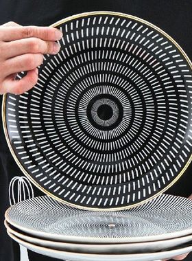 6pcs 8 /10 inch tableware Phnom penh geometry tableware