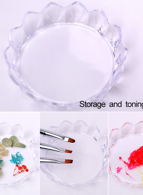 False Nail Art Plate Tips DIY Design Display Stand Golden R