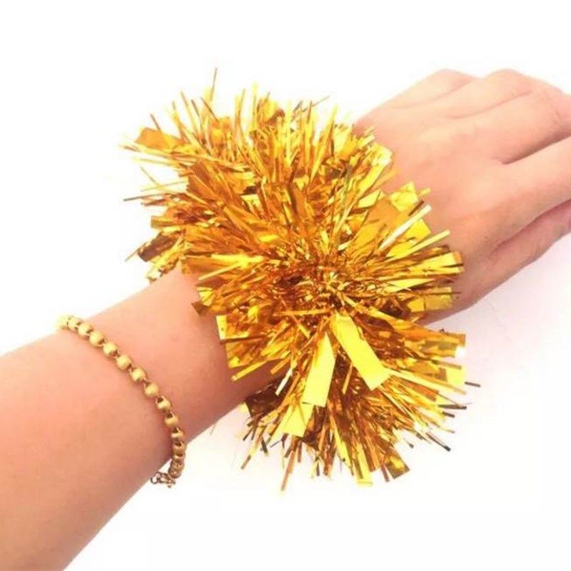 学校幼儿园儿童跳舞蹈手花手环广场舞表演出亮片皮筋校运会手腕花