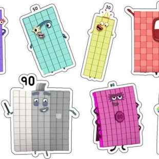 极速100pcs Number blocks Multilink Linking Counting Cubes 数