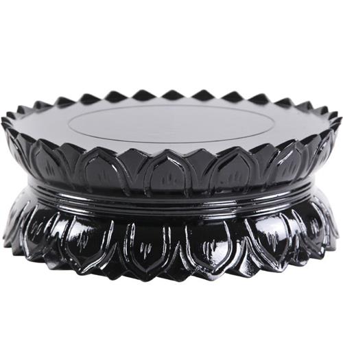 红木雕刻工艺品摆饰底座实木圆形观音佛像关公财神莲花座奇石底座