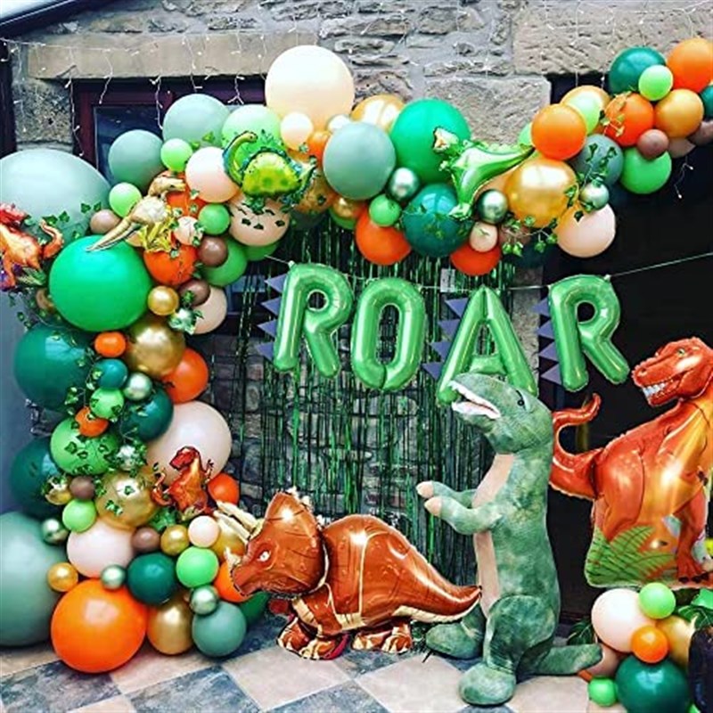 Dinosaur Balloon Garland Arch Kit Birthday Party Supplies Ro
