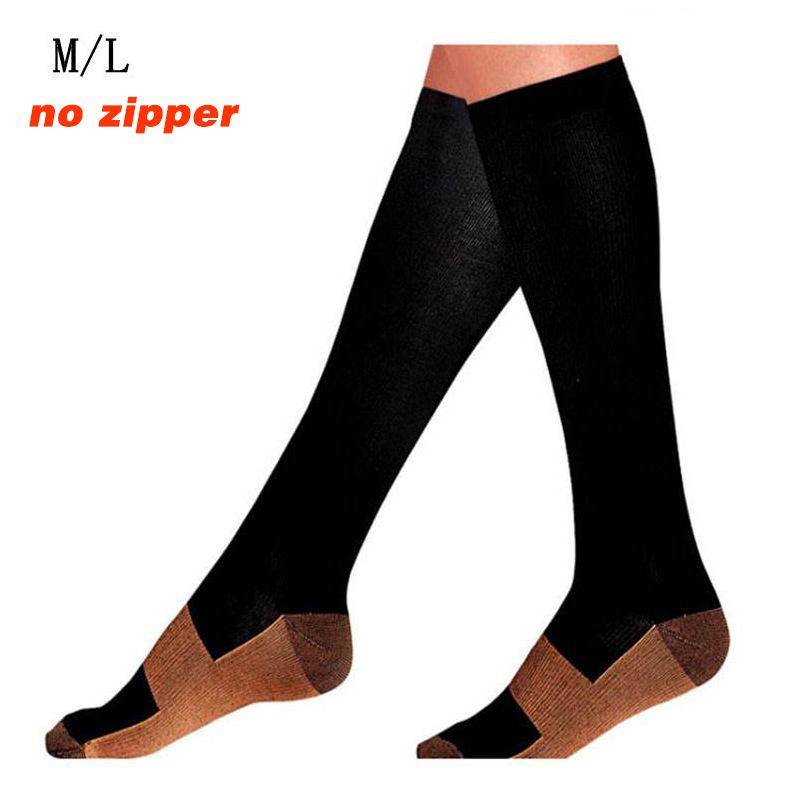 Burn Fat Zipper Compression Socks Womens Slim Sleeping Beau