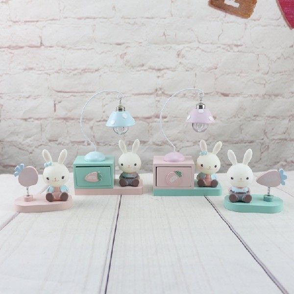 1PC Resin Cake Decative Home Decoration Accessories Rabbit