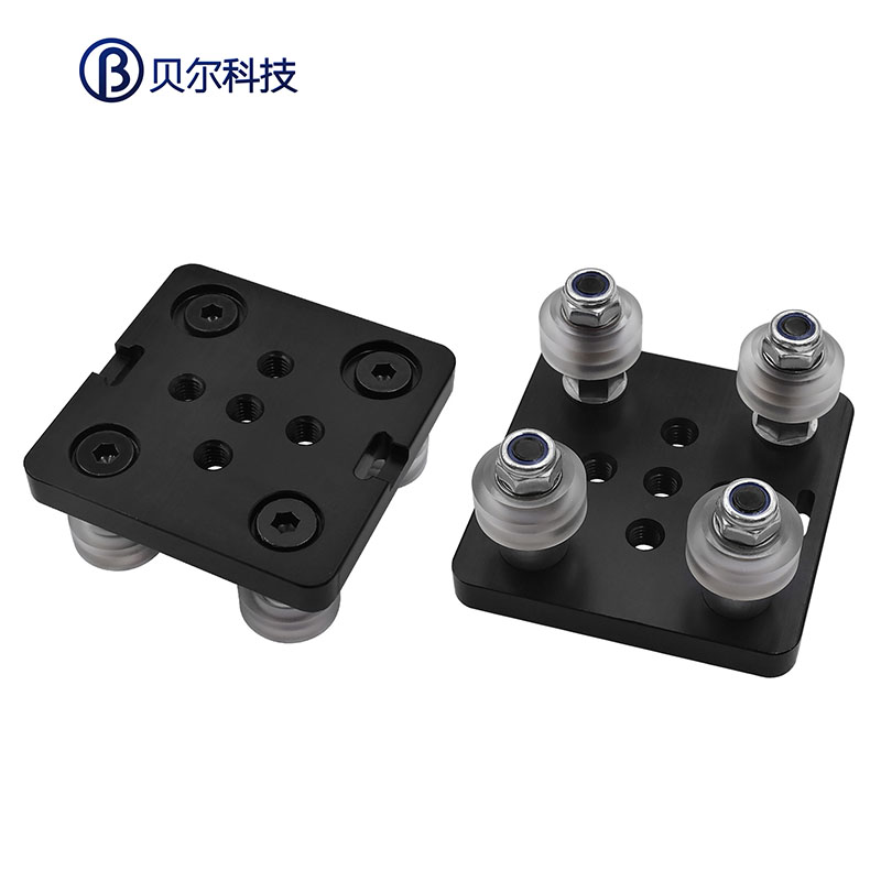 3D打印机配件 Openbuilds 欧标2040 铝型材滑轮 V-Slot迷你五轮盘