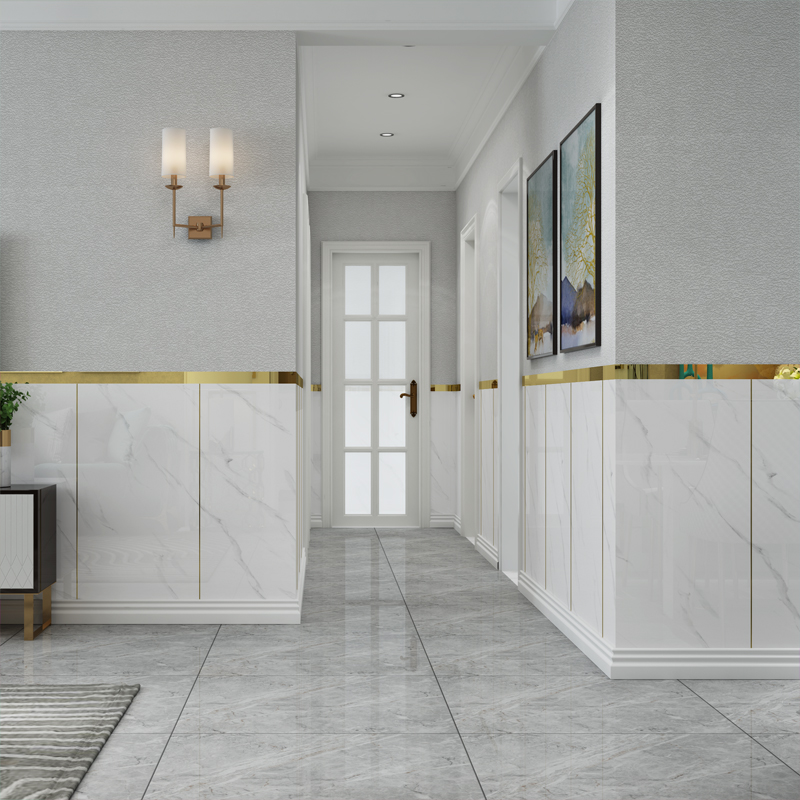 仿瓷砖墙贴自粘幼儿园墙裙贴纸护墙板饭店防撞壁贴子贴纸防水墙面