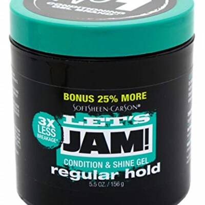 Lets Jam Condition & Shine Gel Regular Hold 5.5 Ounce Jar (1