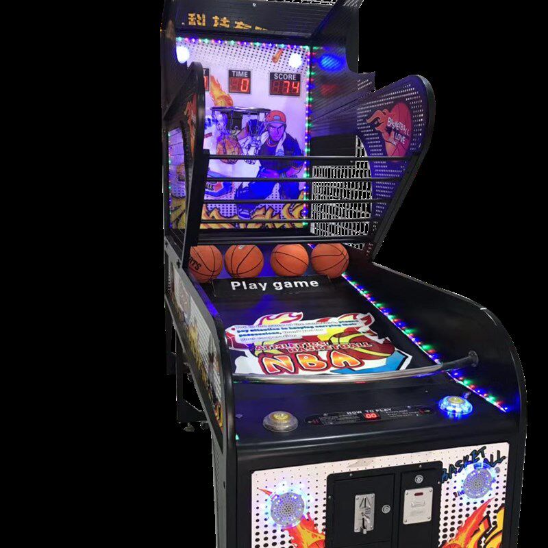 极速室内折叠投篮机大型投币篮球机儿童电玩城游戏机成人游艺机设