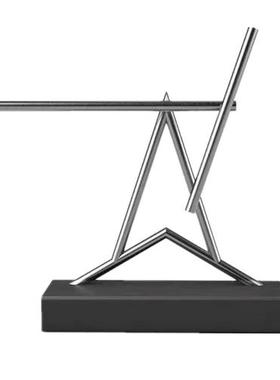 简约牛顿混沌摆永动机金属摆件办公桌装饰招财礼品高颜值高端网红