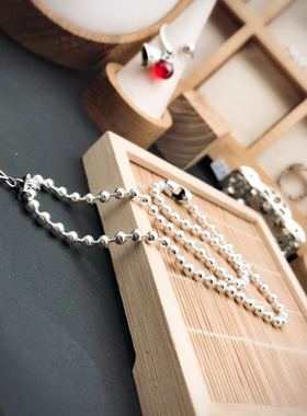 ALLRIM出品 实力爆款CS五角星圆珠项链/颈链,38cm,50cm可选