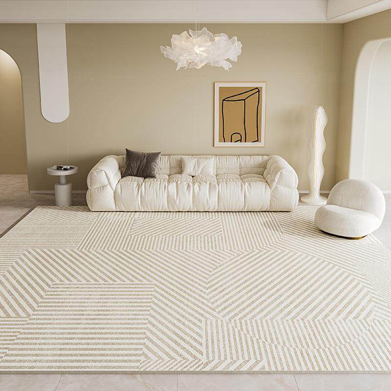 天津地毯客厅耐脏易打理比利时圈绒毯地垫大面积客厅高级感可裁剪