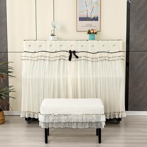 厂家钢琴盖巾蝴蝶玫瑰盖巾钢琴护罩防尘护罩电子钢琴通用罩