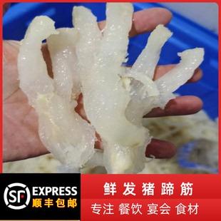 顺丰包邮鲜发猪蹄筋干货水发冷冻猪脚筋餐饮酒店火锅麻辣烫佛跳墙