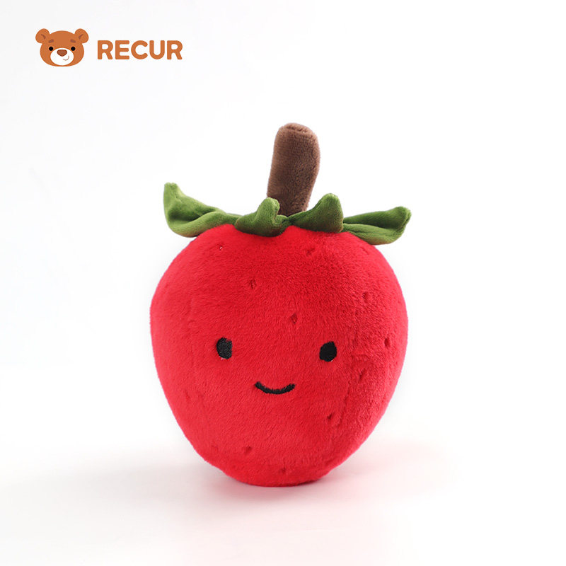 RECUR奶油草莓趣味水果系列毛绒玩具可爱玩偶娃娃公仔送礼物女孩,玩具/童车/益智/积木/模型,毛绒/玩偶/公仔/布艺类玩具,淘宝优惠券,粉丝福利购,淘宝优惠卷