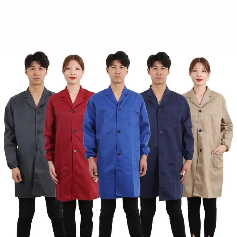 迷彩褂男女劳保服长款罩衣仓库
