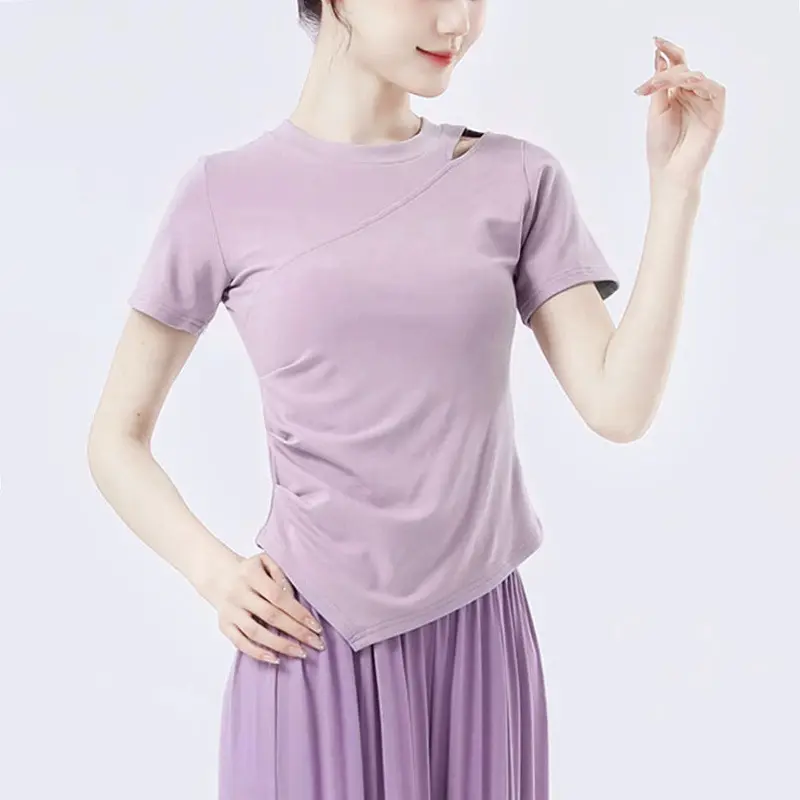 舞练功服装成人短袖古典爵士舞