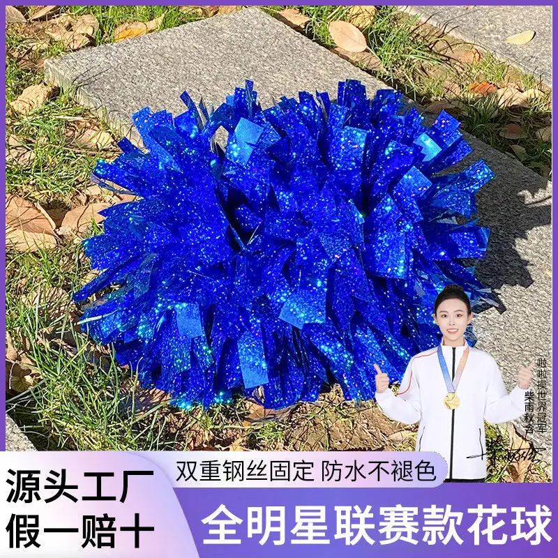花球啦啦队手拿花花球拉拉队手花