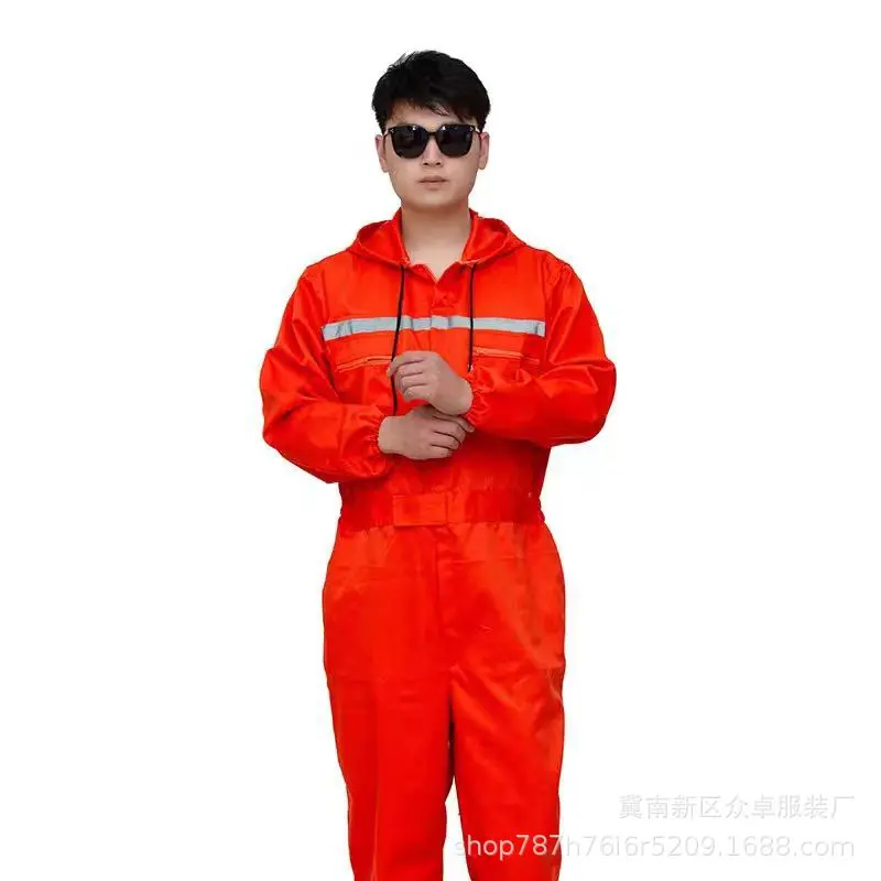 连体劳保衣服工作服男装喷漆打磨