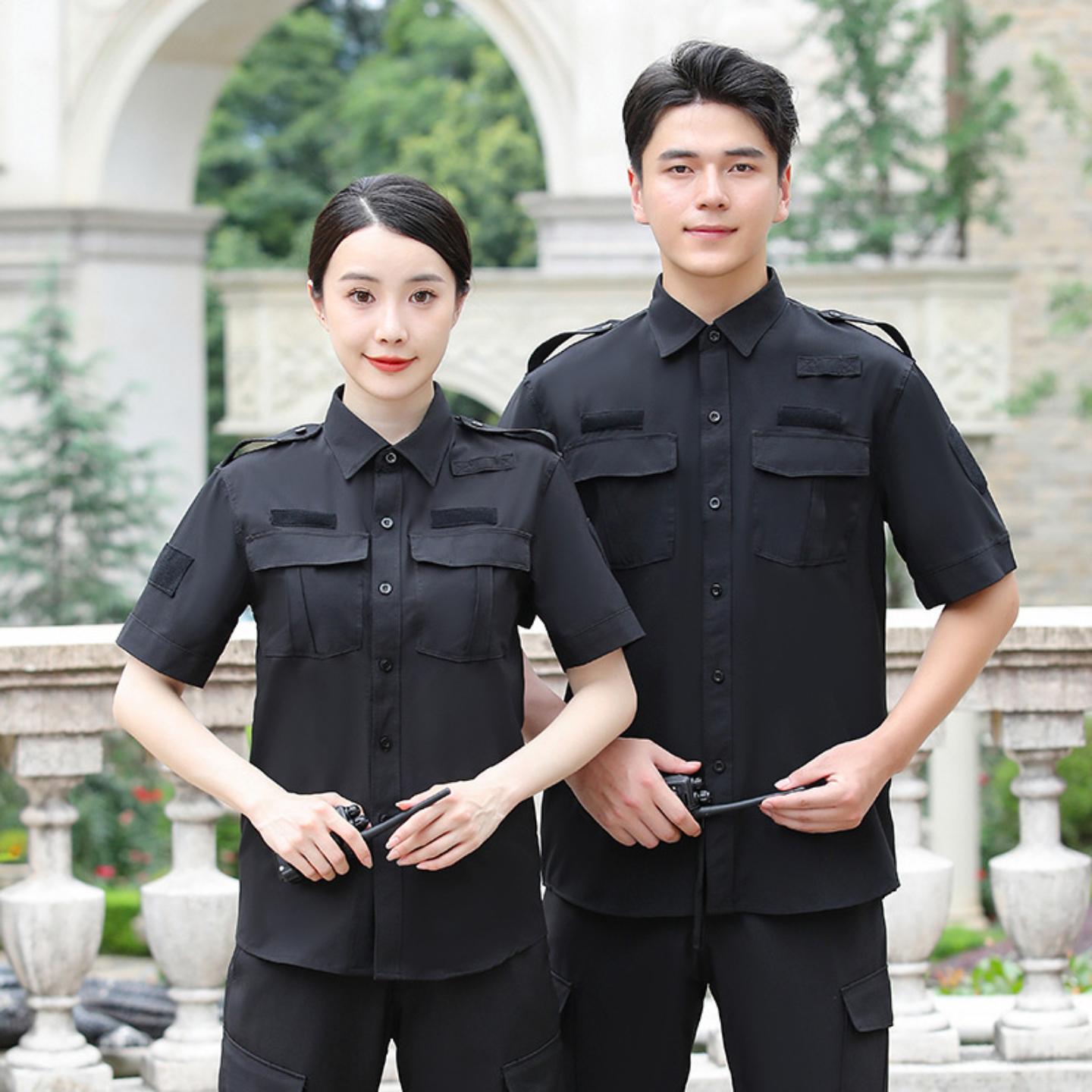 教官速干夏短战训服保安服斜纹