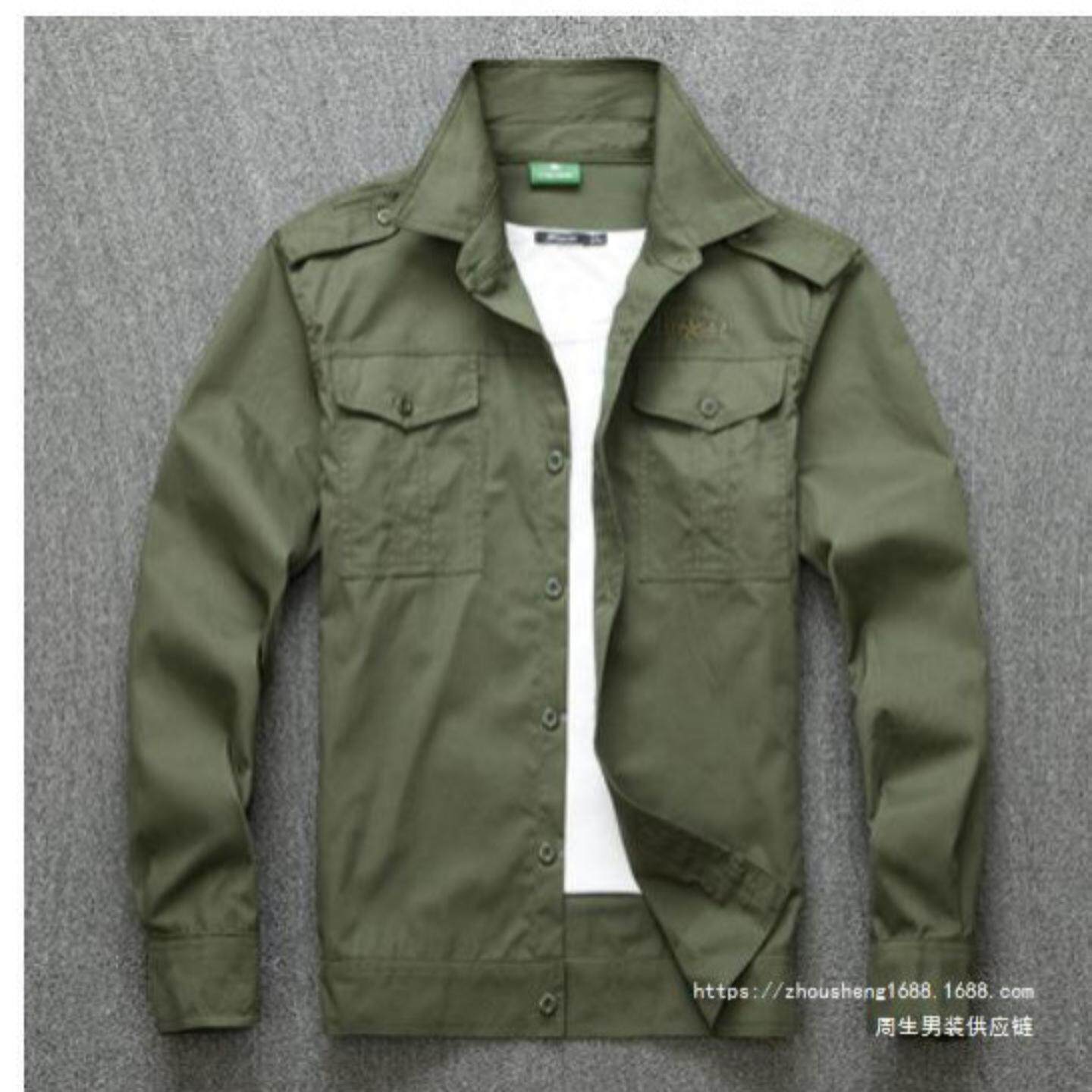 夏季薄款工作服套装男士棉线耐磨