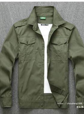 夏季薄款工作服套装男士棉线耐磨