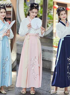 梅花汉服女仙气飘逸古风超仙学生