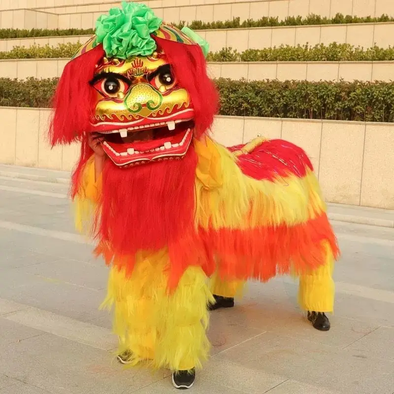 舞狮道具整套电镀舞狮子狮子头