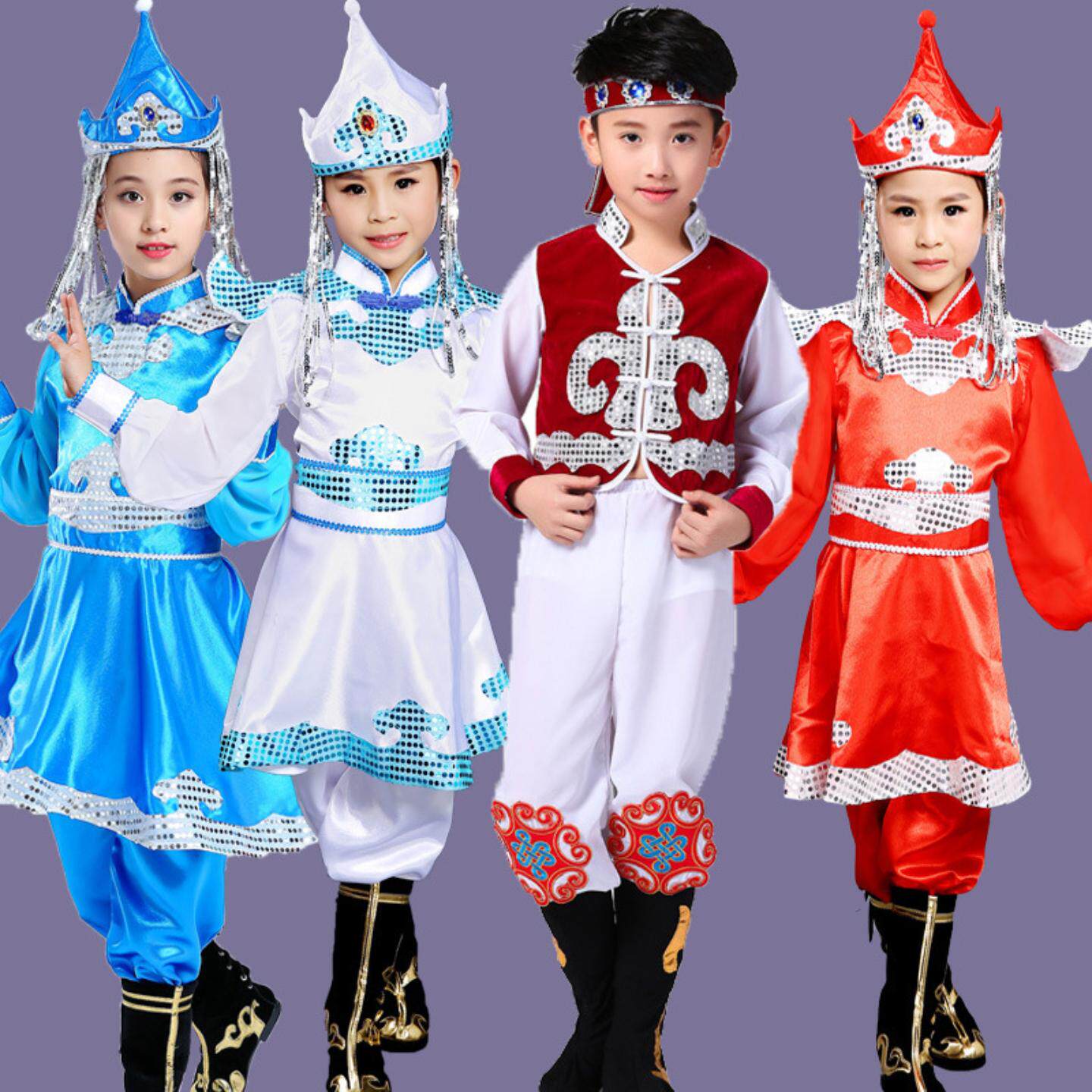 六一儿童演出服少数民族服装