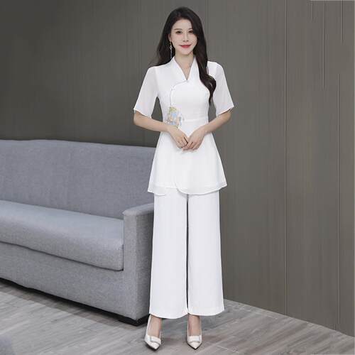 2023夏季新款足浴足疗技师工作服