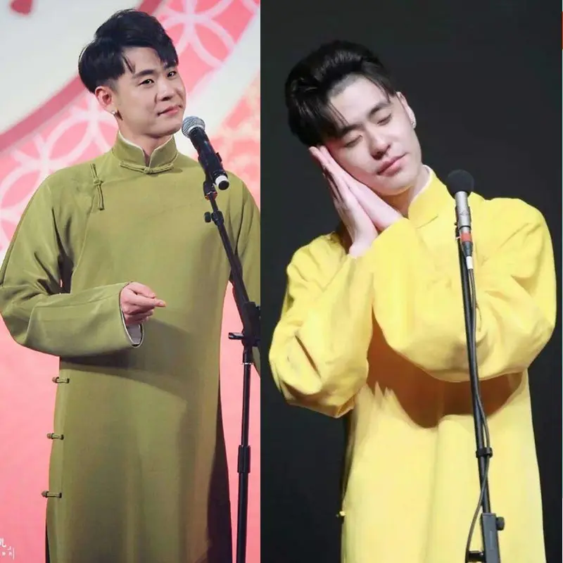 张云雷同款相声大褂德云社民长袍