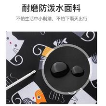 加厚干湿分离手提袋子大容量购物袋便携收纳拉链防水旅行外出时尚