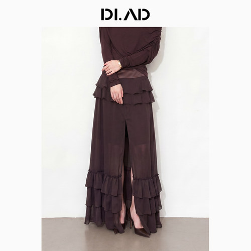 DI.AD26秋季垂感轻薄宽松半裙女