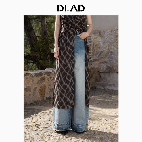 DI.AD26夏牛仔裤女经典直筒裤