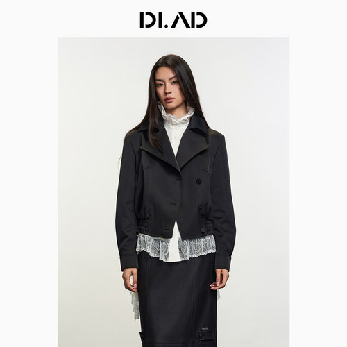 DI.AD26冬挺括抗落肩短款外套女