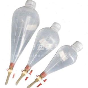500m PP梨形分液漏斗 塑料分液漏斗 可高温灭菌实验室125ml 250ml