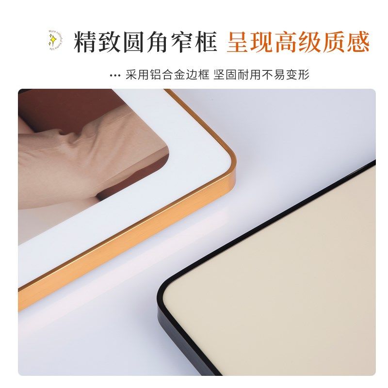 九宫格相框定制 水晶照片摆台制作 挂墙儿童相片摆件 简约现代相