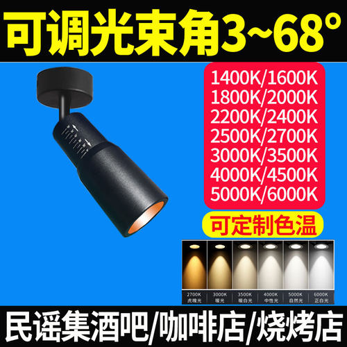 调焦3~68°轨道射灯可定制色温