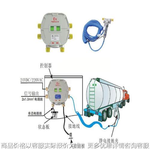 举行联锁控制防爆溢油静电保护器 SLA-S-Y型防爆溢油静电保护器