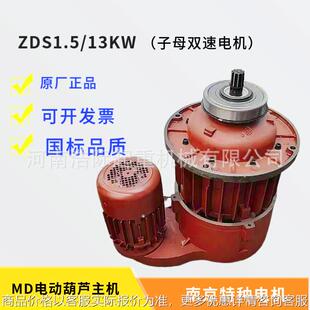 13子母雙速電機(jī) 南京特種電機(jī)1.5 雙速電動(dòng)葫蘆主起升電機(jī)
