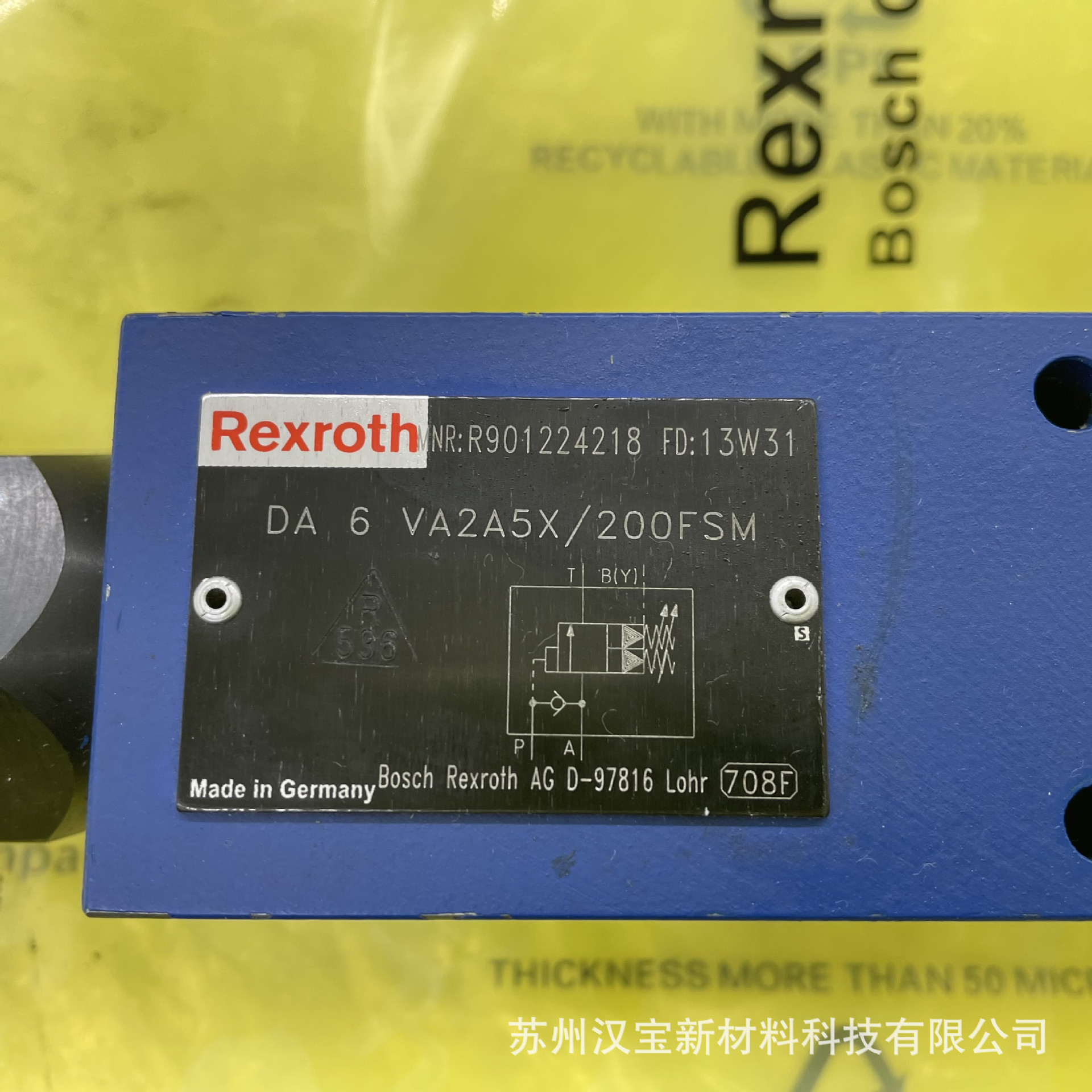 原装正品Rexroth力士乐电磁阀DA 6 VA2A5X/200FSM