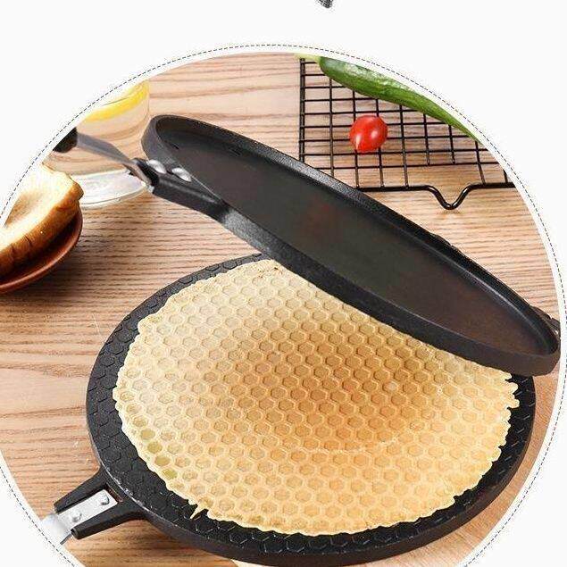 压饼机器压薄饼机鸡蛋卷煎锅甜筒脆皮烤盘煎锅家用小型薄饼模具