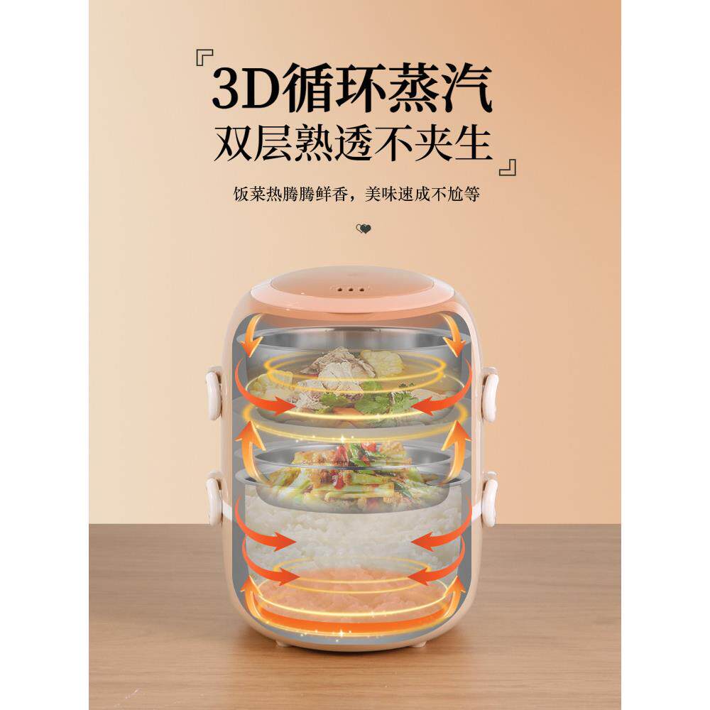 电饭锅宿舍学生蒸饭锅蒸一体机多功能家用小粥锅蒸锅电饭盒