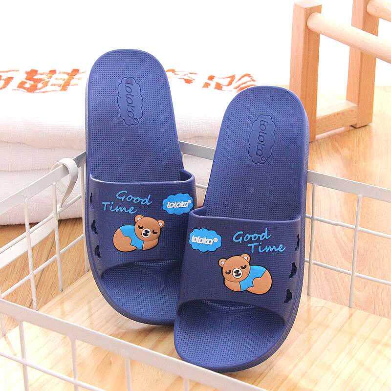 路路佳凉拖鞋儿童卡通家用防滑室内女童居家大童学生夏凉拖鞋男孩