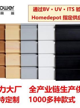 工厂 PVC槽板展示架中纤坑板墙面收纳店面装修可裁剪铝条槽板